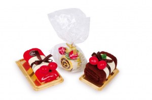 Lot de 3 Serviettes de Toilette "Gâteau Deluxe"