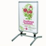 Stop-trottoir sur ressorts Alu