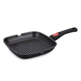 Gril carré 28cm, revêtement de marbre, poignée amovible, fonte d'aluminium SATOSHI