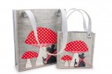 Lot de 2 Sacs en Feutre "Amanite et Souris"