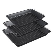Set de 3 plats à four avec grille VETTA