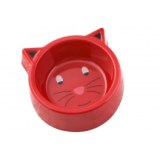 Gamelle pour chat - rouge - accessoire animalerie