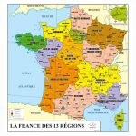 Carte de France gÃ©ographique