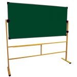 Tableau pivotant sur pieds