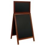 Chevalet de trottoir Deluxe avec ardoise supÃ©rieure