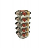 Porte capsules avec rangement central - stockage 80 capsules