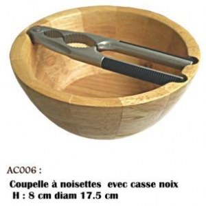 Coupelle à noisette + casse noisette