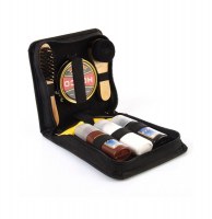 Kit cirage - valisette d'entretien pour les chaussures - 8 pièces