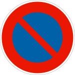 Panneau Interdiction de stationner B6a1
