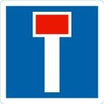 Panneau Voie sans issu C13a