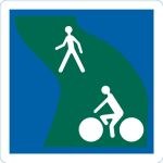 Panneau Voie cycles et piÃ©tons C115
