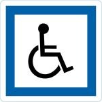 Panneau Parking pour personnes handicapÃ©es CE14