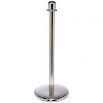 Poteau Ã  cordon Luxe chromÃ©