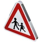 Panneau lumineux solaire DANGER