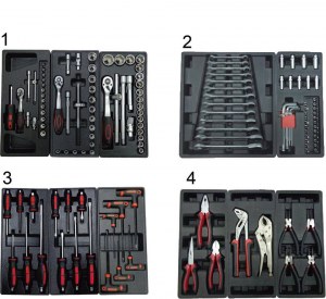 SERVANTE D'ATELIER ALPINA 245 PIÈCES 6/4 EN CHROME VANADIUM NEW MODEL