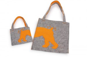 Lot de 2 Sacs en Feutre "Milou"