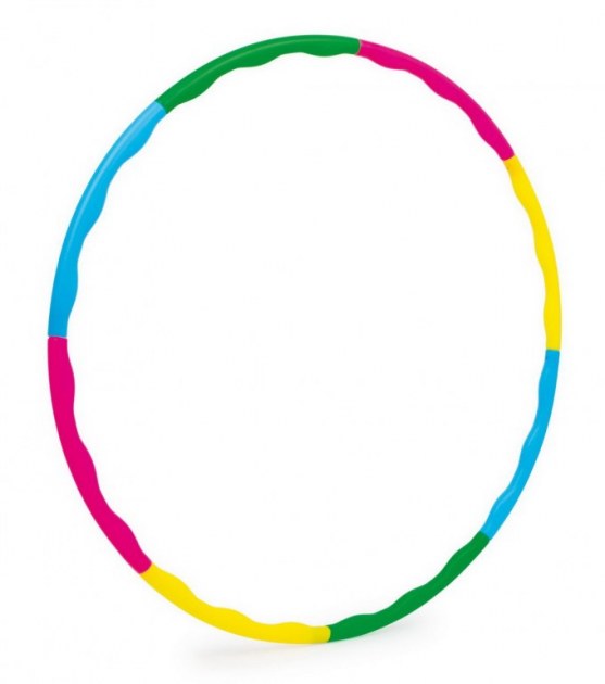 Hula Hoop Per Bambini - 8 Pezzi Rimovibili, Diametro 60 Cm, Multicolore - Foto 8