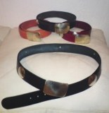 CEINTURE CUIR ARTISANAL ( vague pantalon)