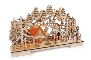 Lampe "Paysage Forestier"