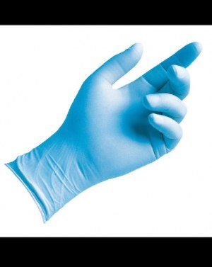 Gants Nitrile jetables non poudrées (100pc)En455 en374