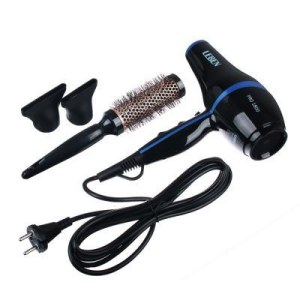 Sèche-cheveux pro set 5pcs 3 temp., 2000W, Plastique LEBEN