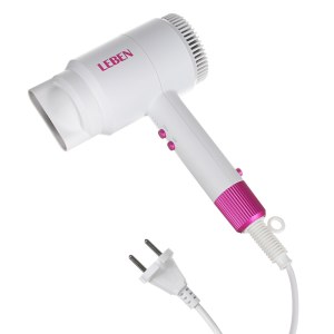 Sèche-cheveux 3 vitesses 3 temp., 2000W, Plastique LEBEN