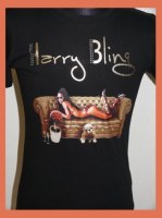 Vend T-shirt Harry Bling Fashion Clubber Strass