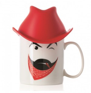 Mug avec chapeau - clint - grande tasse 40 cl