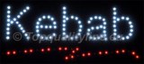 Enseigne LED " Kebab " modèle XL 55x31 cm
