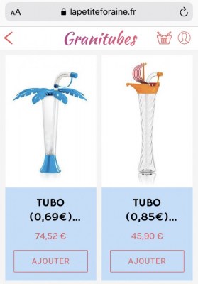 Sirop concentré pour boissons granité. 17 saveurs différentes. Goût Orange, cola, mojit...