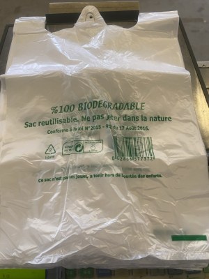SAC PLASTIQUE DEGRADABLE