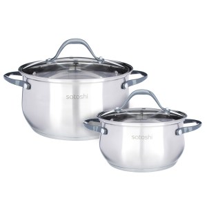 Batterie de cuisine 4pcs inox SATOSHI