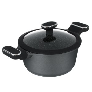 Faitout Ø20cm, revêtement en marbre complet SATOSHI