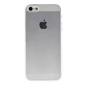Aborigines - Etui iPhone 5 - Transparent - Couvre arrière (Polycarbonate, Blanc)