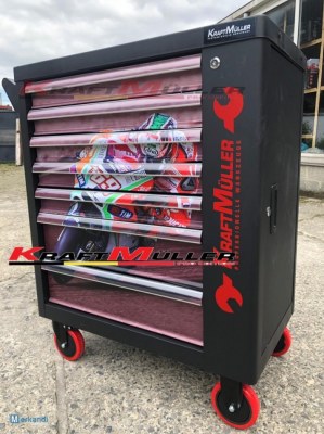 KRAFT MULLER SERVANTE D'ATELIER RACING 7 TIROIRS AVEC OUTILLAGE (new)