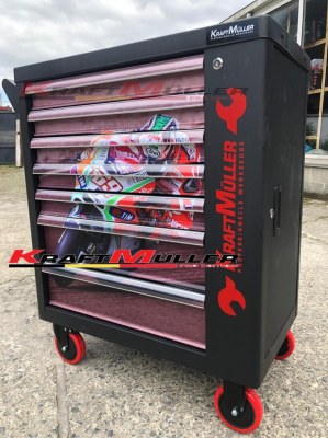 SERVANTE D'ATELIER RACING 7 TIROIRS AVEC OUTILLAGE ((new))