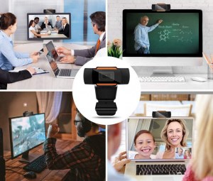 CAMÉRA WEB MICROPHONE 1080P POUR LEÇONS DE TRAVAIL W21