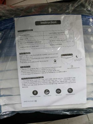 VISIERES DE PROTECTION "FACESHIELD" 8000PCS €1,20 HT