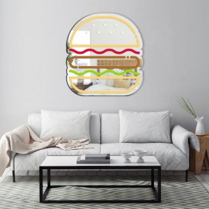 Miroir en forme de burger