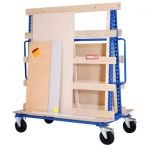 Chariot porte-panneaux 4 roues