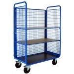 Chariot de desserte 3 cÃ´tÃ©s grillagÃ©s