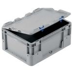 Couvercle articulÃ© avec loquets de verrouillage