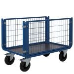 Chariot de manutention Ã  ridelles