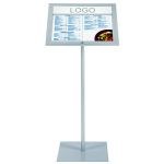 Poteau porte-menu extÃ©rieur