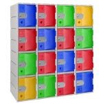 Casiers PEHD - 4 cases par colonne