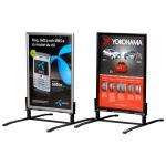 Porte-affiche piÃ©tement Ã  ressorts