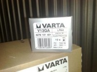 Pile LR44   V13GA  bouton varta alcaline