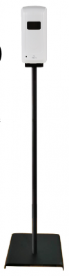 DISTRIBUTEUR AUTOMATIQUE DE GEL HYDROALCOOLIQUE SUR PIED SANS CONTACT