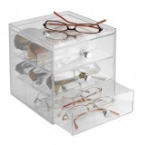 Boîte de rangement lunettes superposable - interdesign - 12 paires de