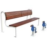 PÃ©dalier pour banc public